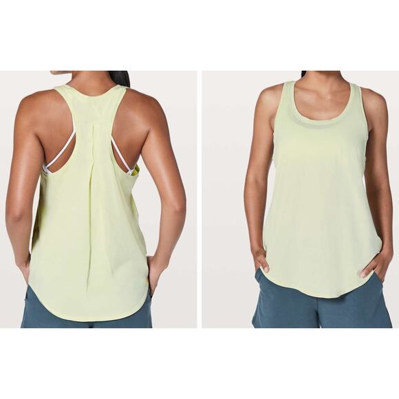 lululemon athletica Tops - Lululemon Love Tank Top Pleated Dewy Pima Cotton